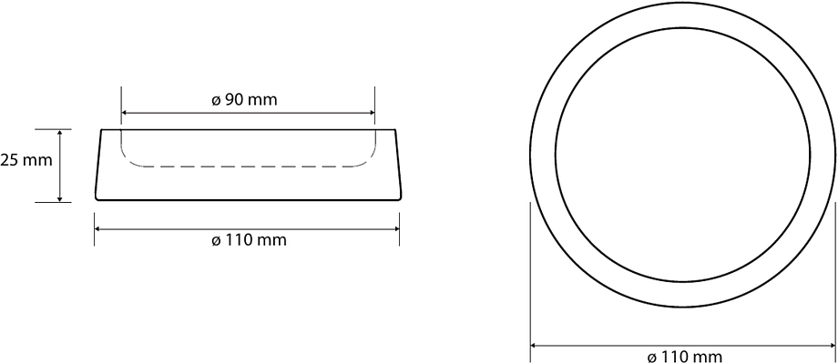 Мыльница Bemeta Gamma 145708324 белая матовая