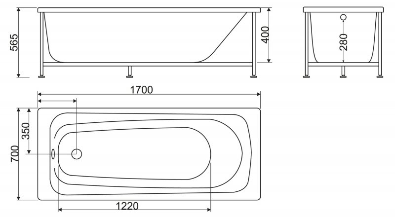 Экран BelBagno BB-150-SCR белый