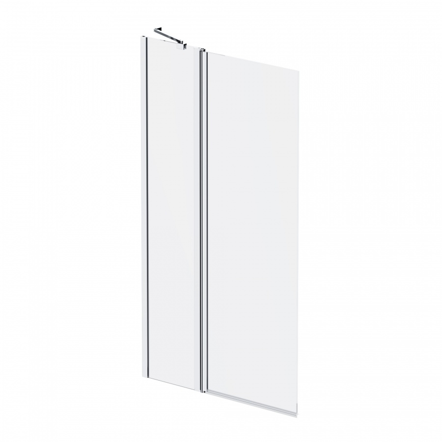 Шторка на ванну AM.PM Gem 80x140см W90BS-D3W5-140CT профиль хром, стекло прозрачное