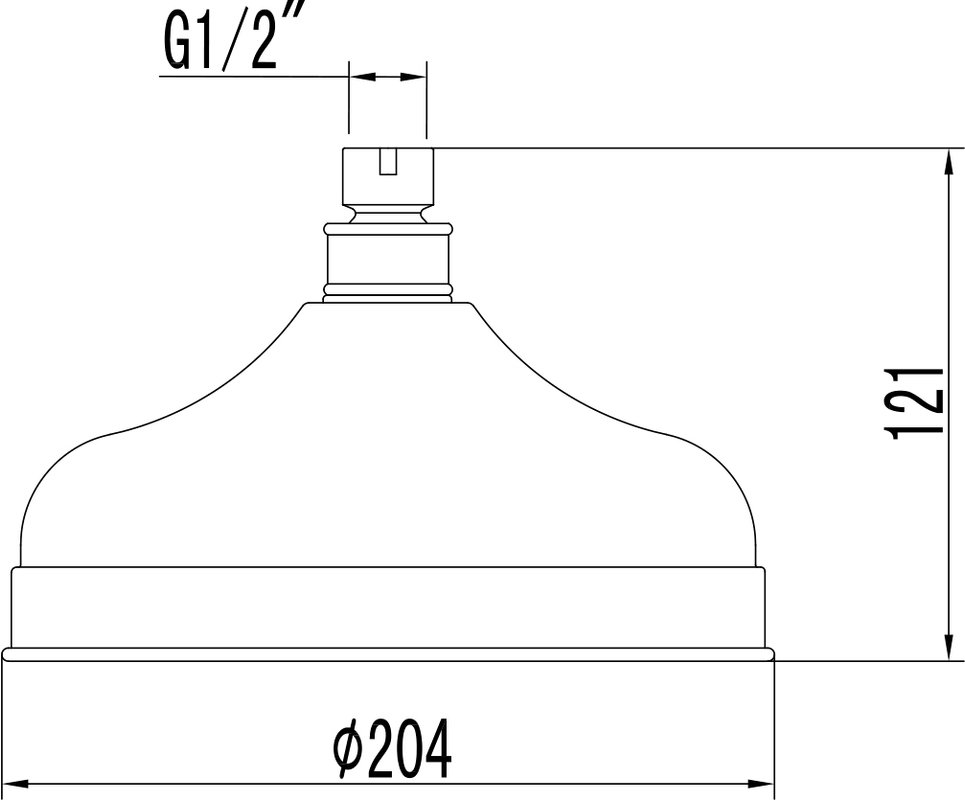 Верхний душ Lemark LM8989B бронза