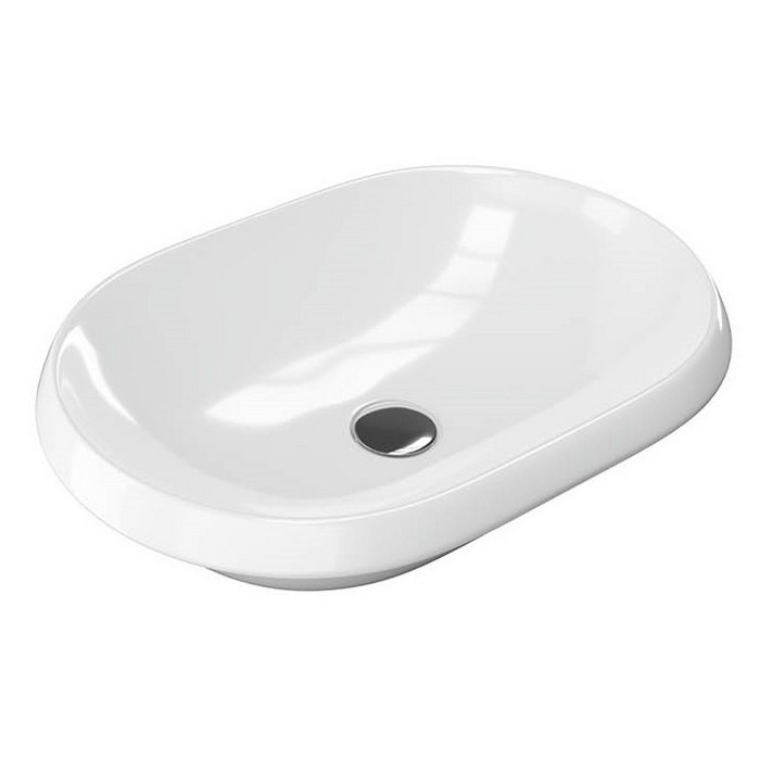 Раковина накладная Excellent Lupio CEAC.3818.600.WH белая глянцевая