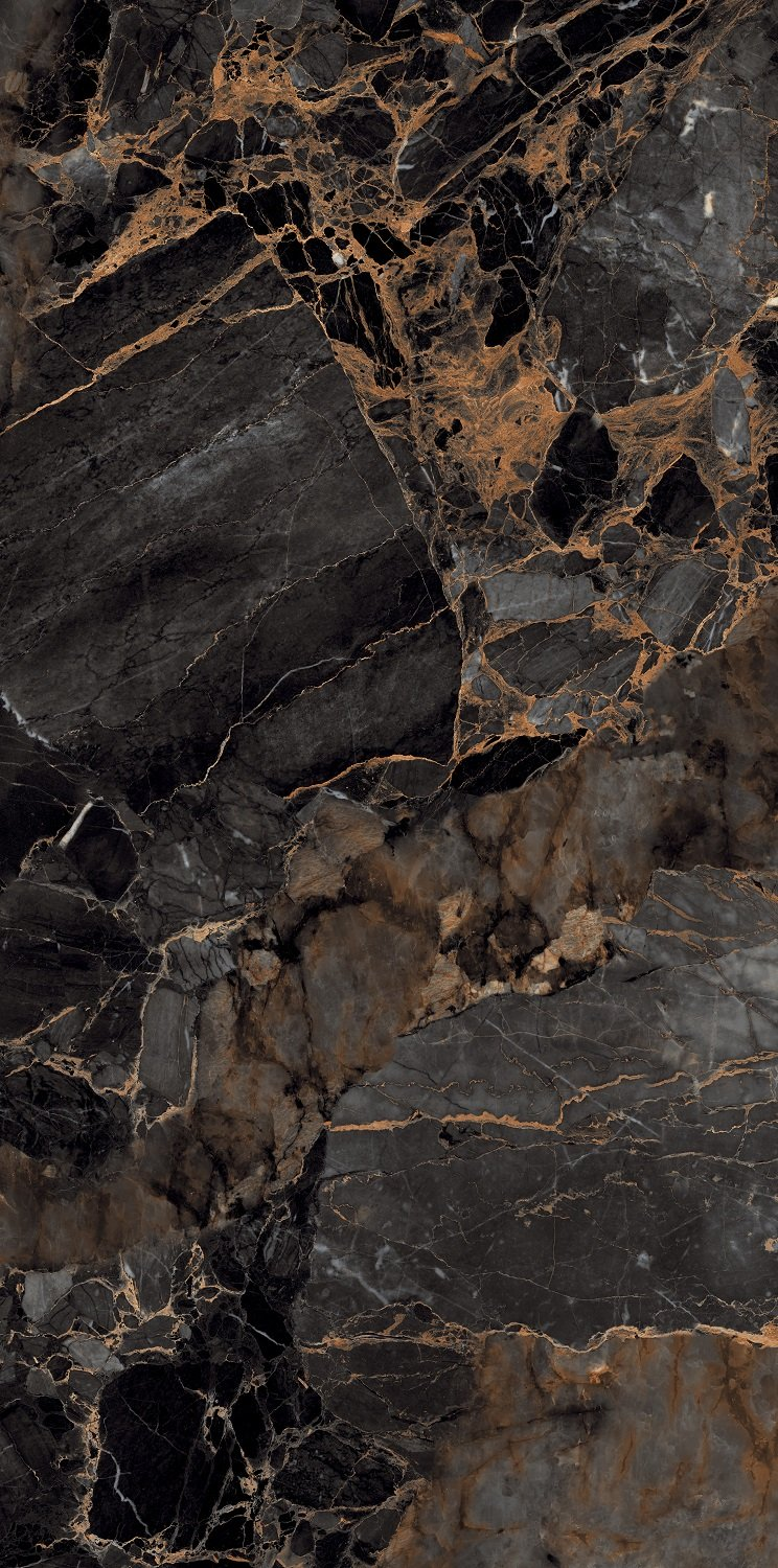 Керамогранит Global Tile Decorum 120x60 GT1206011705HPR черный