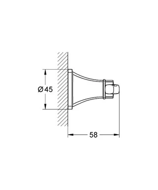 Крючок Grohe Grandera 40631000 хром