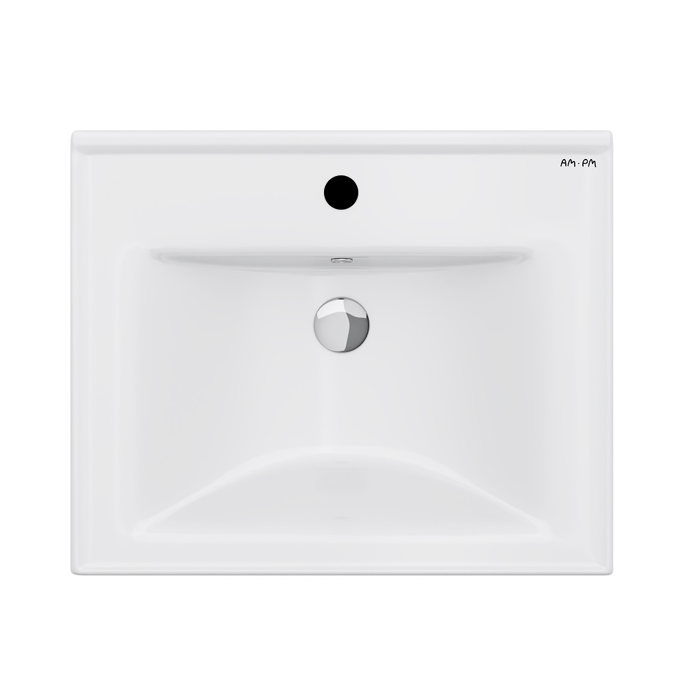 Раковина встраиваемая AM.PM X-Joy 55см M85AWCC0552WG белая глянцевая