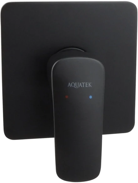 Душевой комплект Aquatek Вега AQ1076MB матовый черный