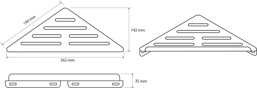 Полка Bemeta Cytro 102308261 для душа, хром