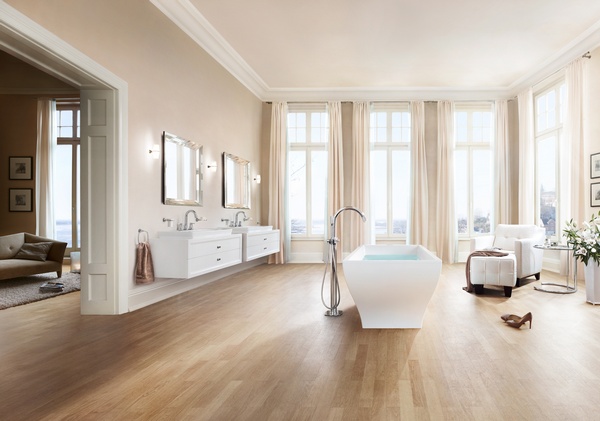 Напольный смеситель для ванны с душем Grohe Grandera 23318000 хром