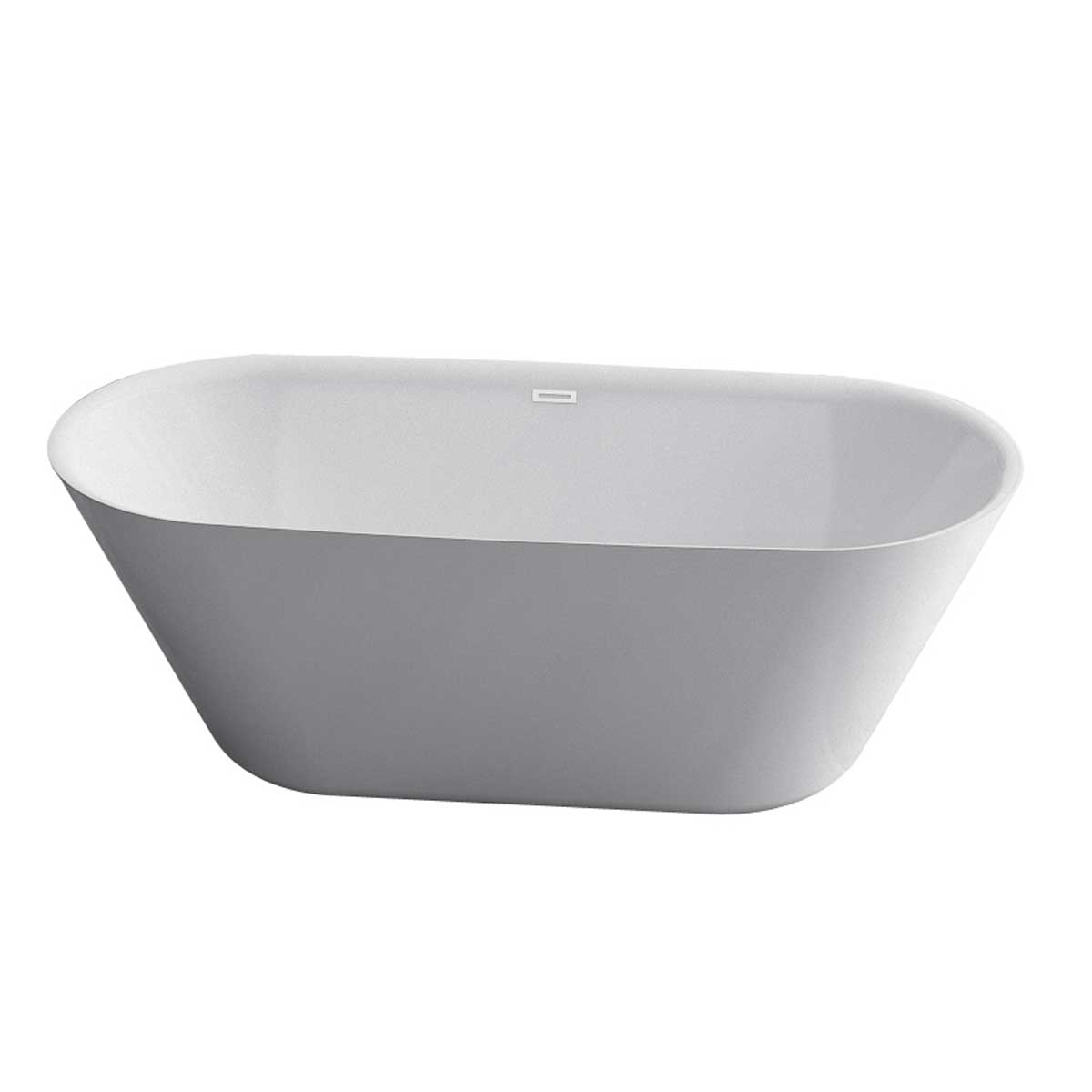 Акриловая ванна Vincea 170x75 VBT-102 белая глянцевая