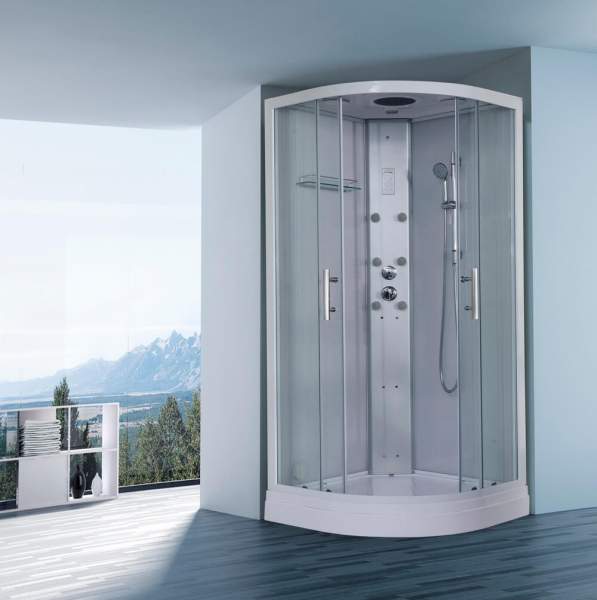 Душевая кабина Orans 90х90см SR-86150S профиль хром, стекло прозрачное