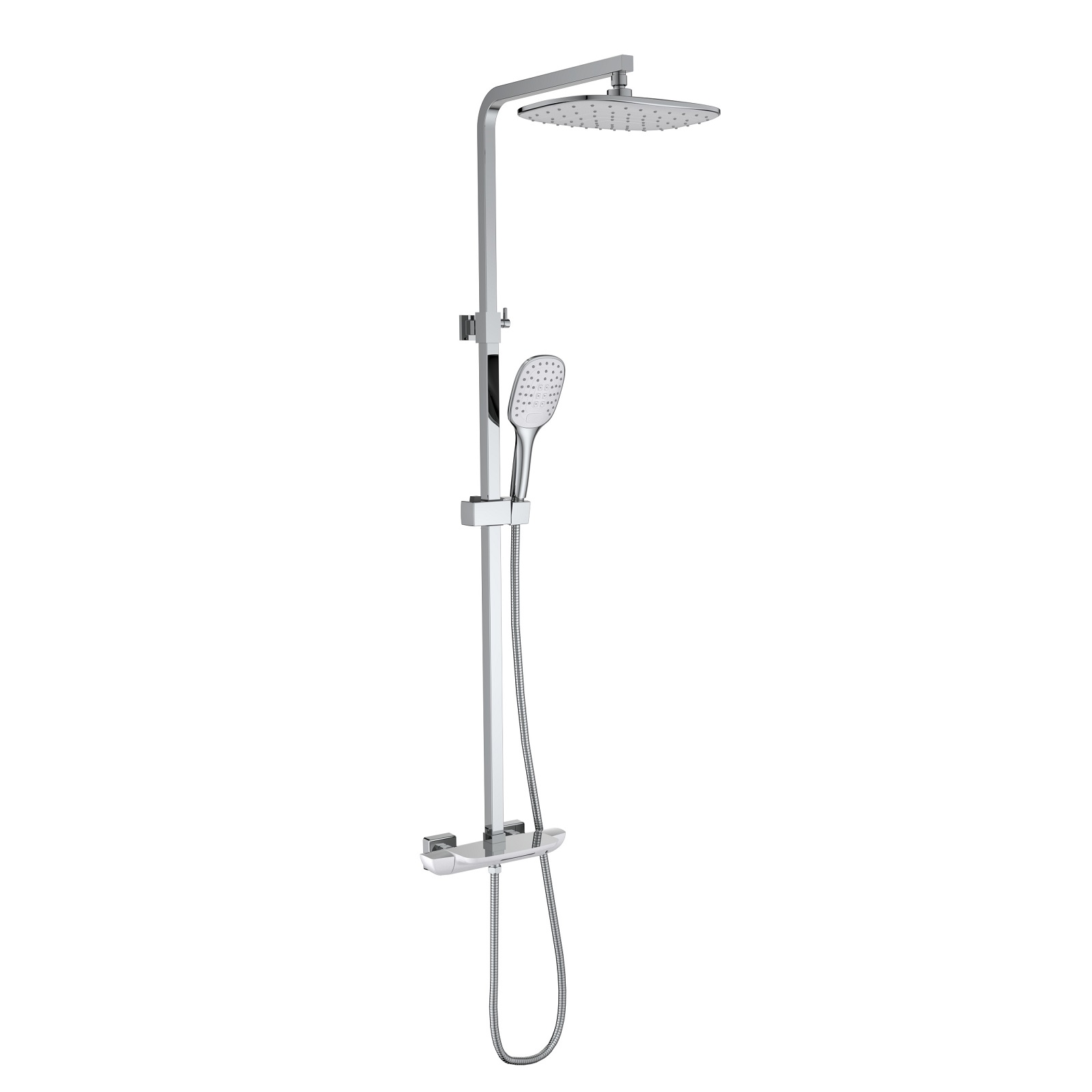 Душевая стойка Timo Helmi SX-1170/00-16 хром / белый