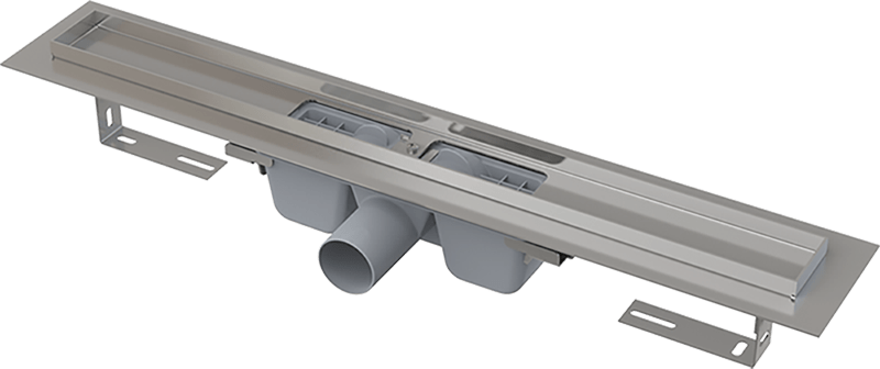 Душевой лоток AlcaPlast APZ1 650 с опорами, хром