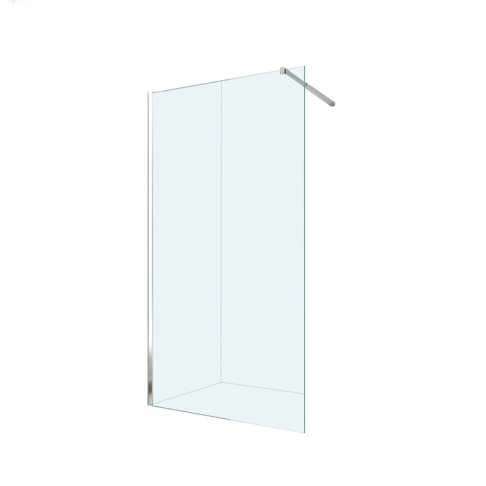Душевая стенка BERGES SKY 140x200см 064007 профиль хром, стекло прозрачное