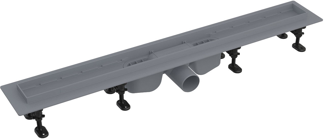 Душевой лоток AlcaPlast Optima APZ12-850 с опорами, хром