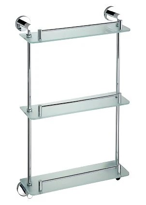 Полка Bemeta Omega 104202132 тройная, хром