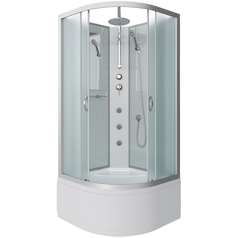 Душевая кабина Niagara Classic 90x90см NG-2308 профиль хром