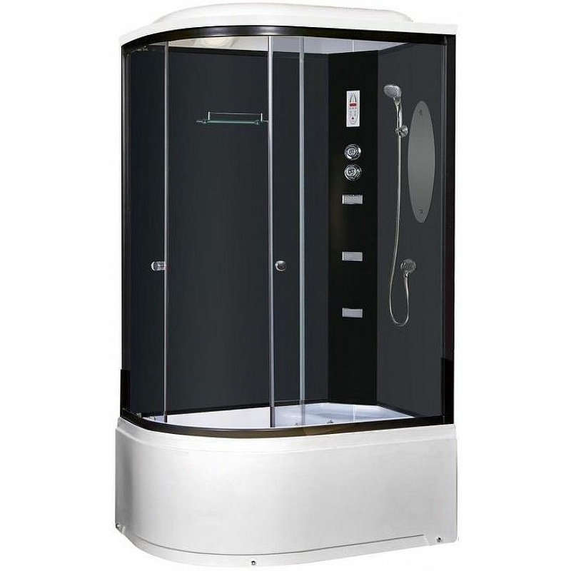 Душевая кабина Niagara Ultra 115х80см NG-214N R профиль черный