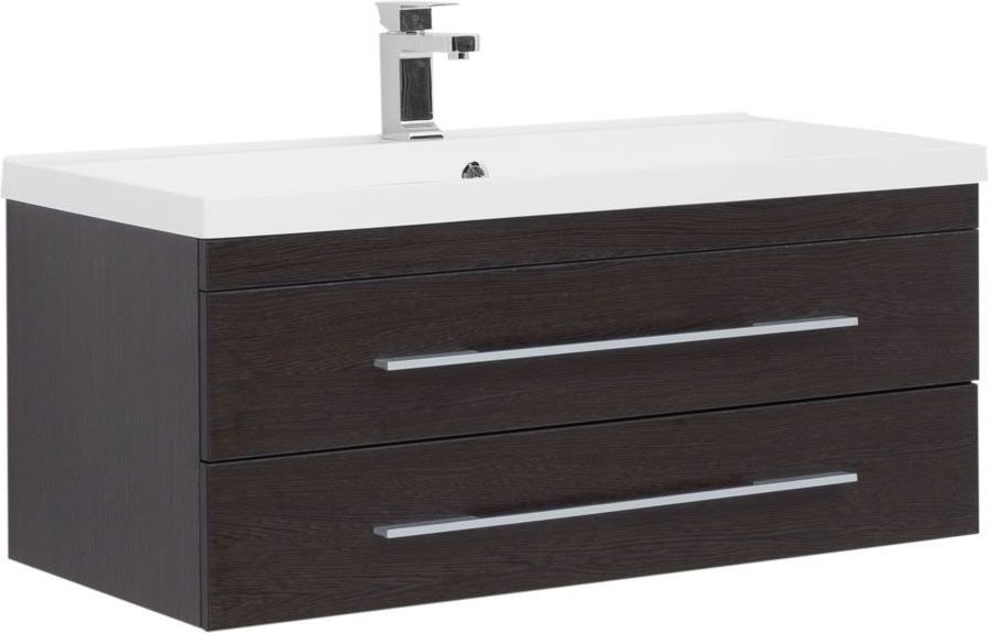 Тумба с раковиной Aquanet Нота 100 212861 венге
