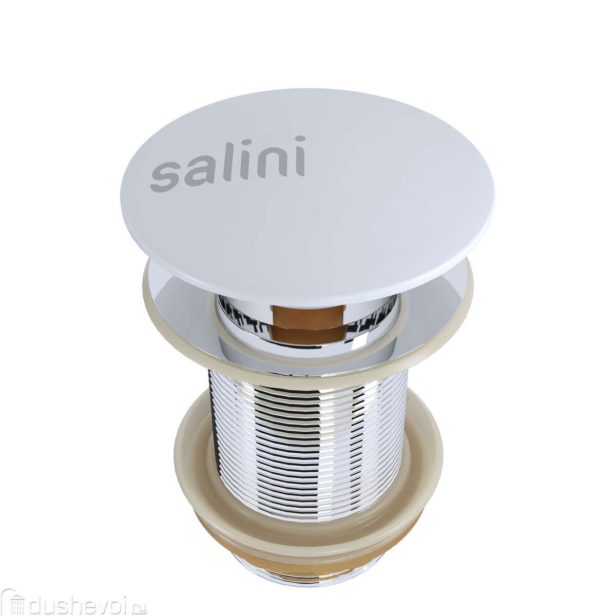 Донный клапан для раковины Salini D 505 16421WG белый глянец