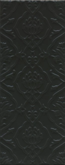 Керамическая плитка Kerama Marazzi Альвао структура 20x50 см черный матовый