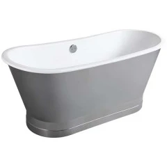 Чугунная ванна Aquanet Sharking 170x68 SW-1002A серая глянцевая