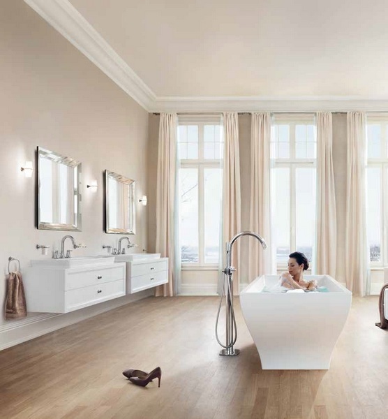 Напольный смеситель для ванны с душем Grohe Grandera 23318000 хром