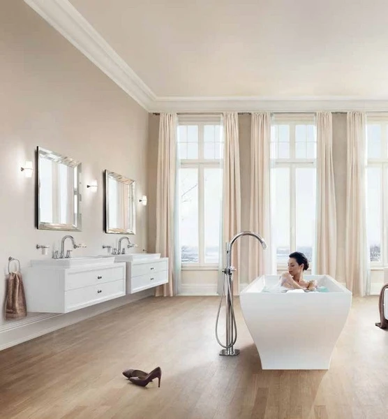 Напольный смеситель для ванны с душем Grohe Grandera 23318000 хром