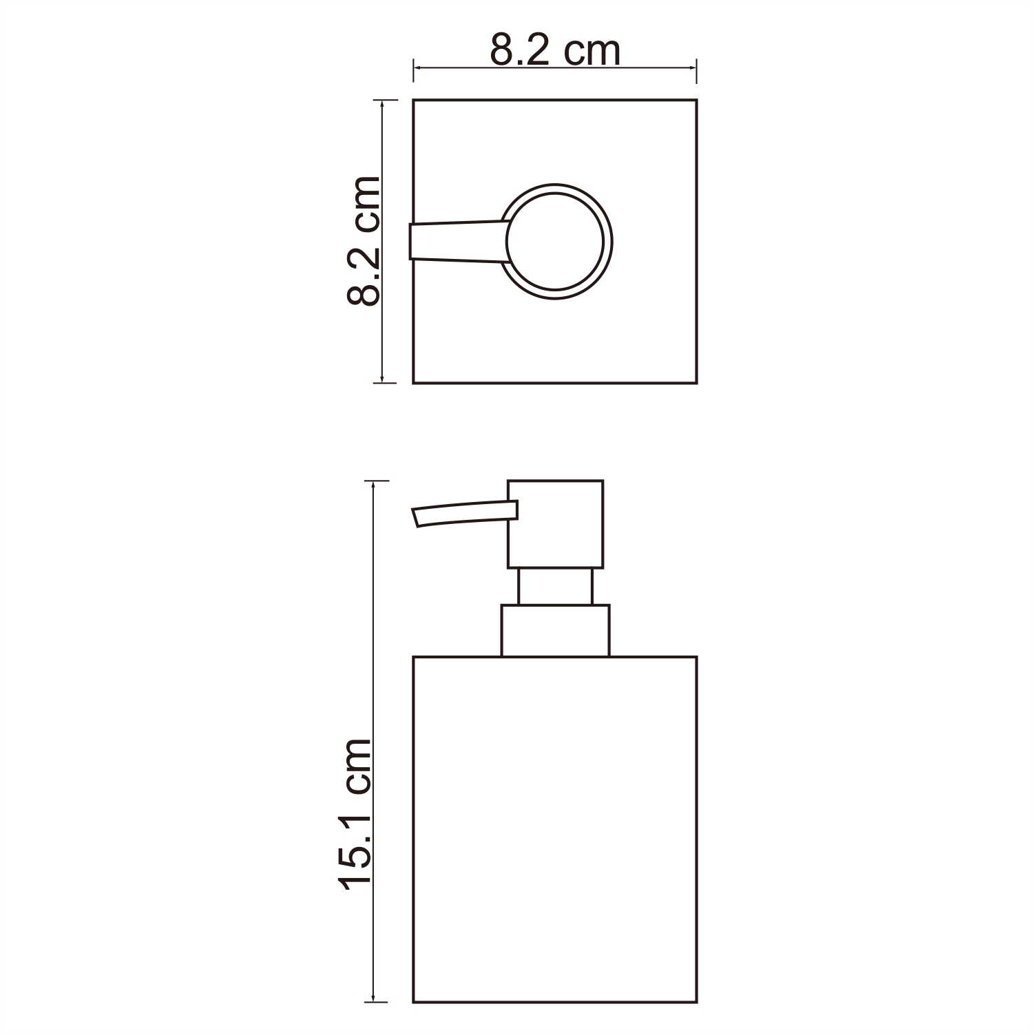 Дозатор Wasserkraft Leine K-3899 белый / хром