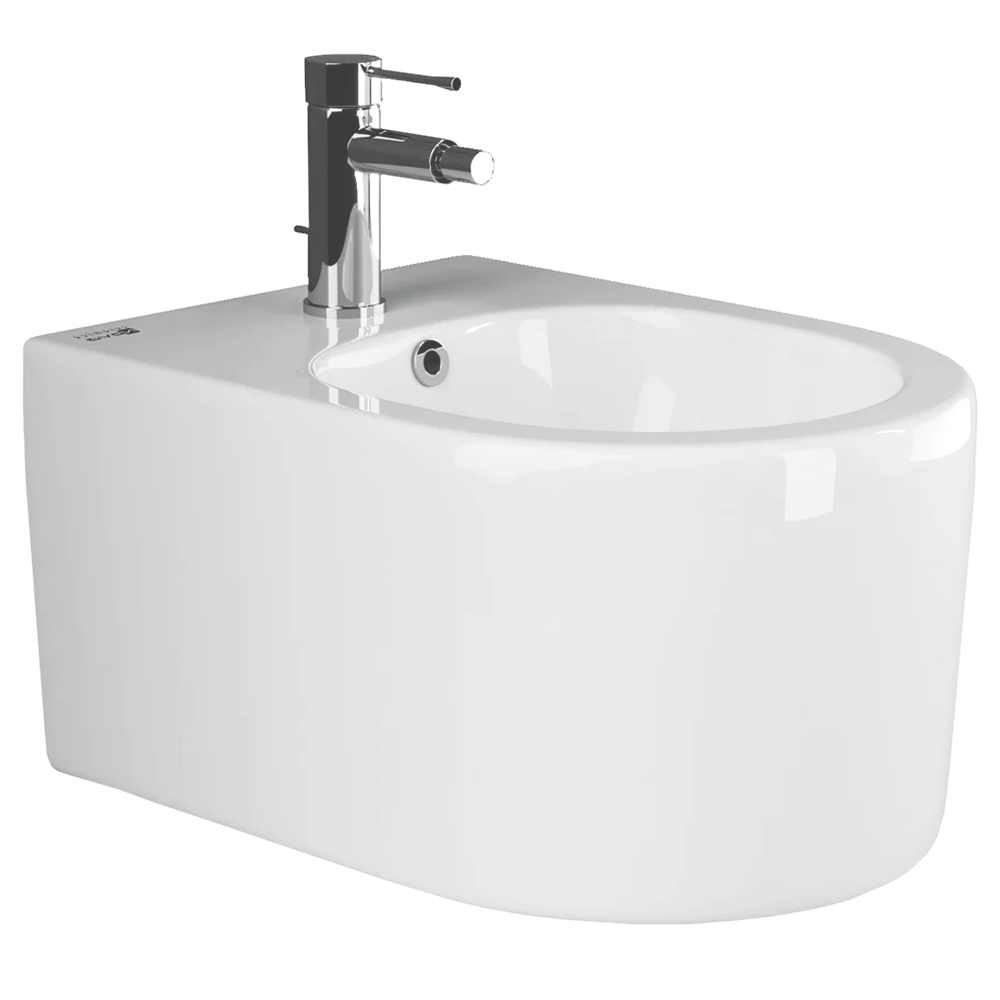 Биде подвесное Ceramica Nova Moments CN3004 белый глянец