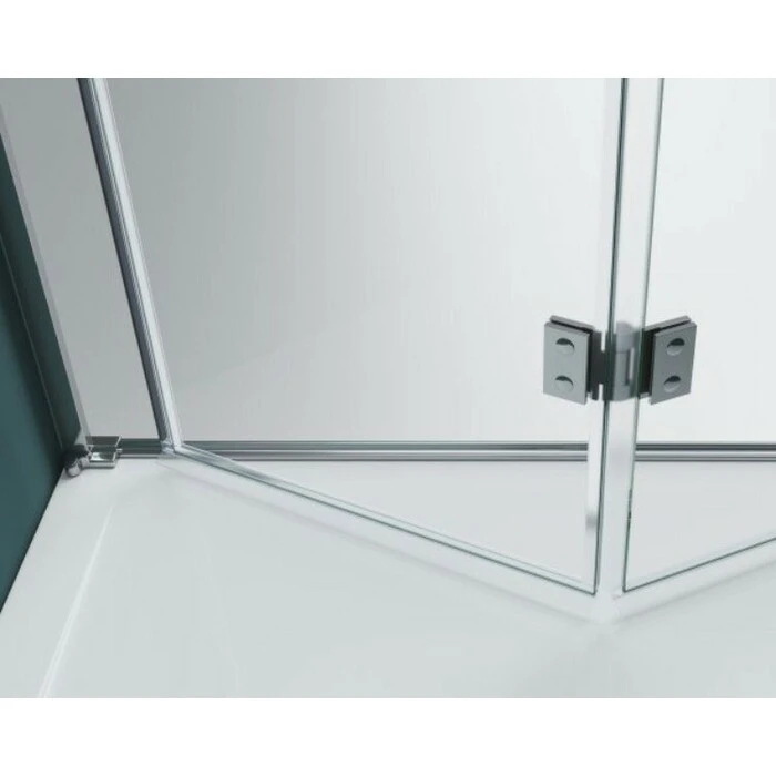 Душевая дверь в нишу BelBagno 70см ALBANO-30/40-C-Cr профиль хром, стекло прозрачное
