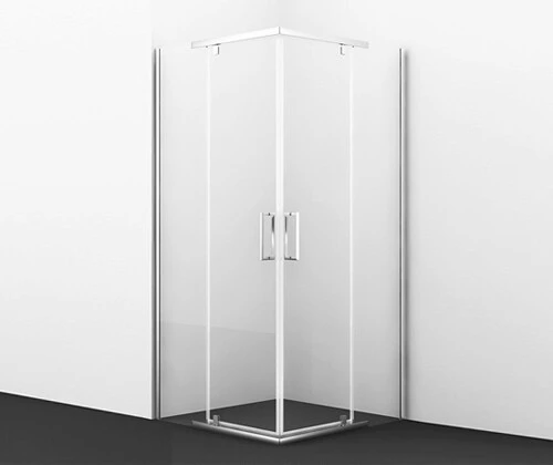 Душевой уголок Wasserkraft Leine 90x90см 35P03 профиль хром, стекло прозрачное