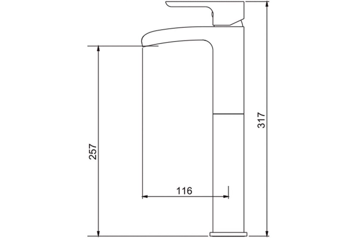 Смеситель для раковины Gappo G1048-31 белый / хром