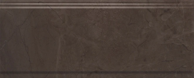 Бордюр Версаль коричневый глянцевый обрезной 30x12x1,3, 1, шт