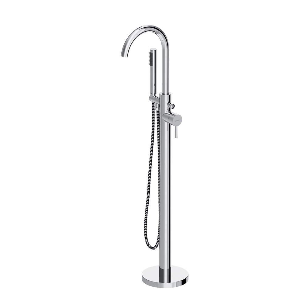 Напольный смеситель для ванны с душем Damixa Scandinavian Pure 365000000 хром