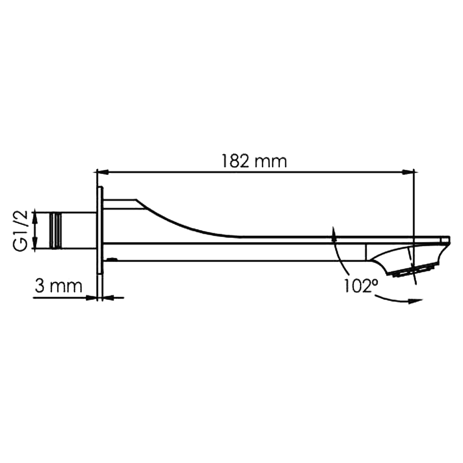 Кронштейн Wasserkraft Glan A175 черный