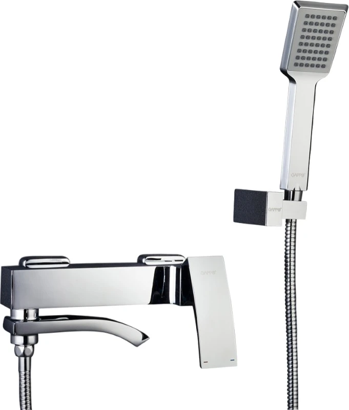 Смеситель для ванны с душем Gappo G3207 хром