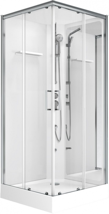 Душевая кабина Aquanet Passion S 2.0 90x90см 263869 прозрачное стекло