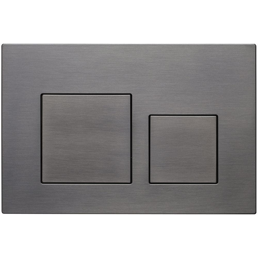 Кнопка смыва Veconi Flush V4 FLV4-GM оружейная сталь