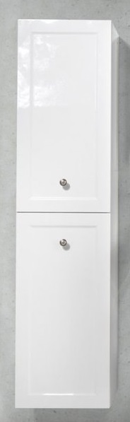 Шкаф-пенал BelBagno Dublin 40см DUBLIN-1700-2A-SC-BL bianco lucido, белый глян