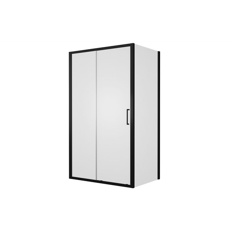 Душевой уголок Bravat Blackline 120x80см BS120.3101B профиль черный, стекло прозрачное