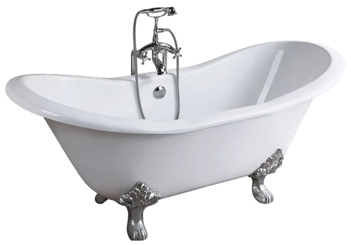 Чугунная ванна Aquanet Sharking 183x78 SW-1005A белая глянцевая
