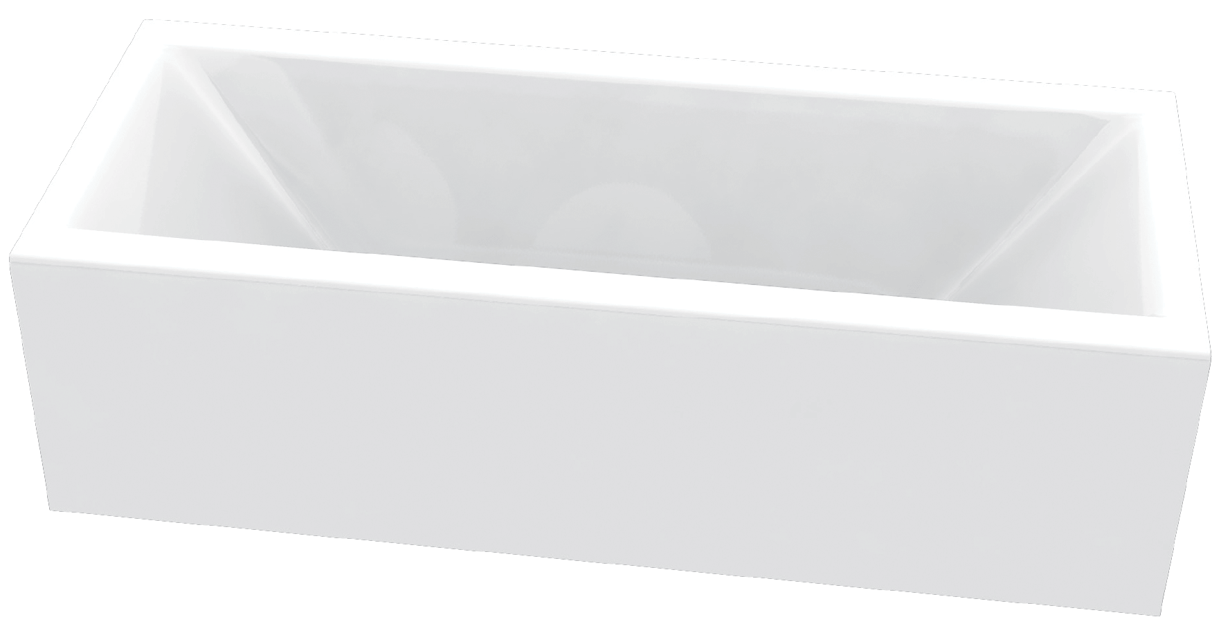 Акриловая ванна C-bath Poseidon 180x80 CBQ008002 белая глянцевая