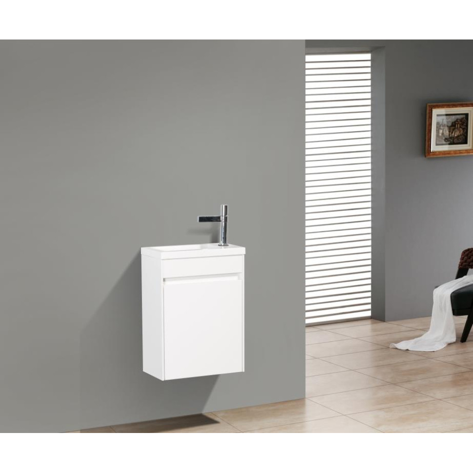 Тумба с раковиной BelBagno PIETRA MINI-400-1A-SO-BL-L