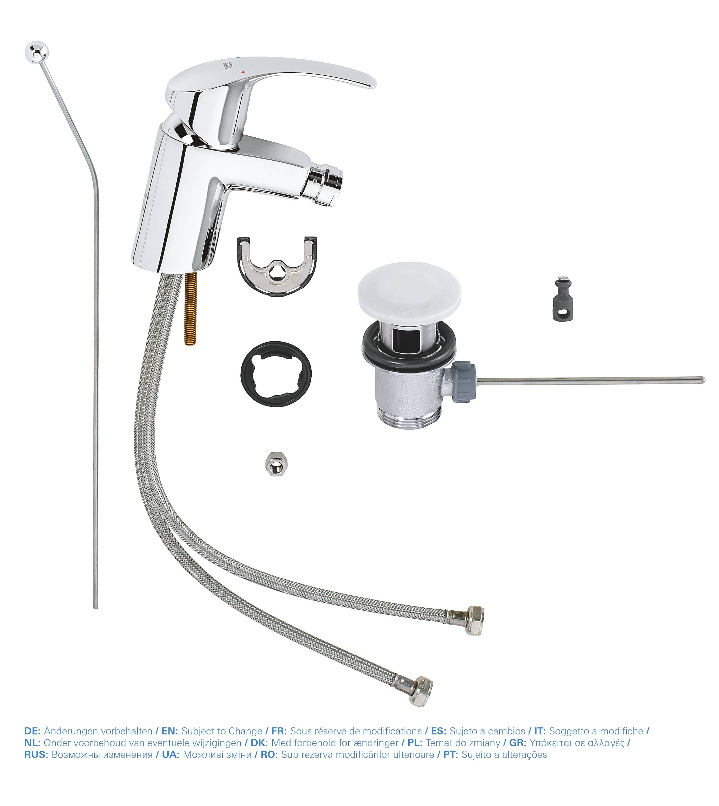 Смеситель для биде Grohe Eurosmart New 32929002 хром