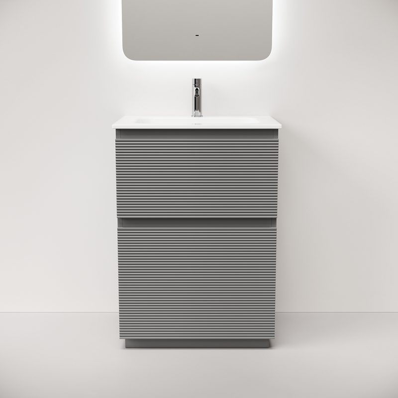 Тумба под раковину Sancos Folk Floor 60 FL60FES напольная, Ergraut soft