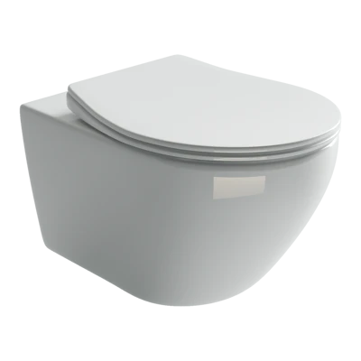 Унитаз подвесной Ceramica Nova Pearl CN8001 белый глянец