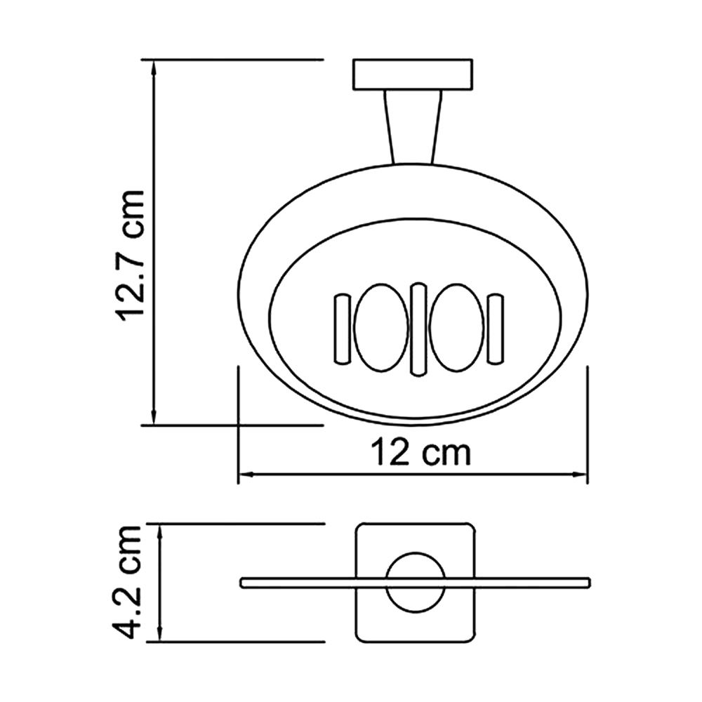 Мыльница Wasserkraft Lippe K-6569 хром