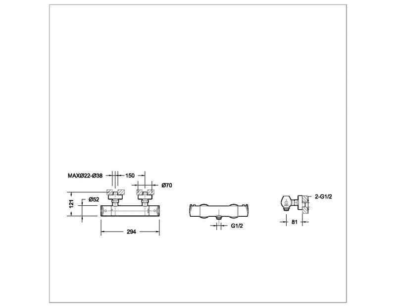Смеситель для душа Bravat Drop-D F948162C-01 хром