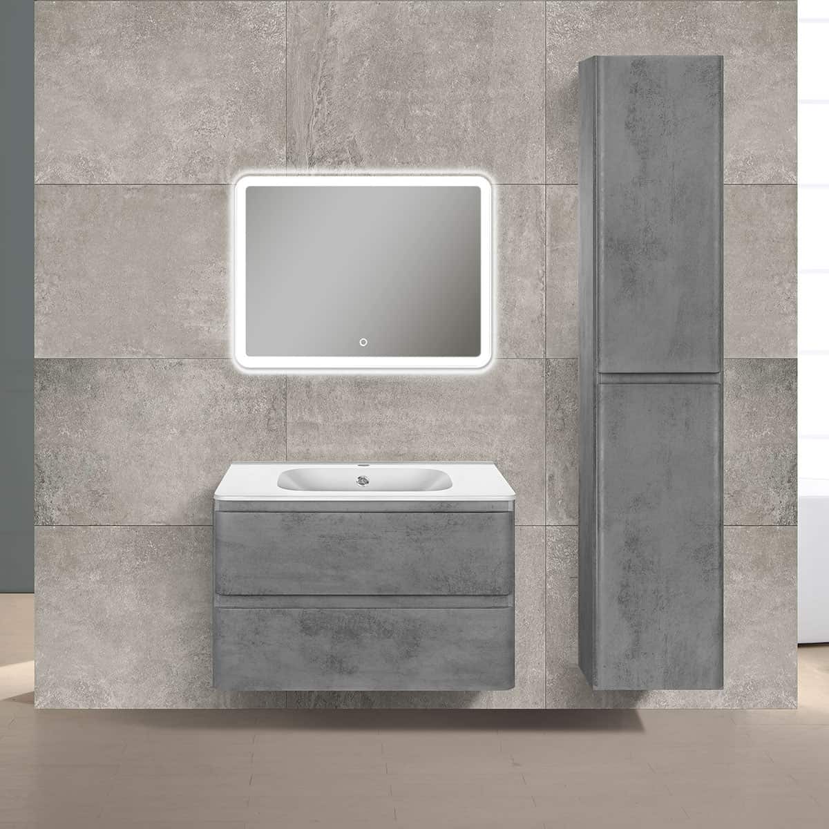 Тумба под раковину Vincea Vico 80 VMC-2V800BT бетон