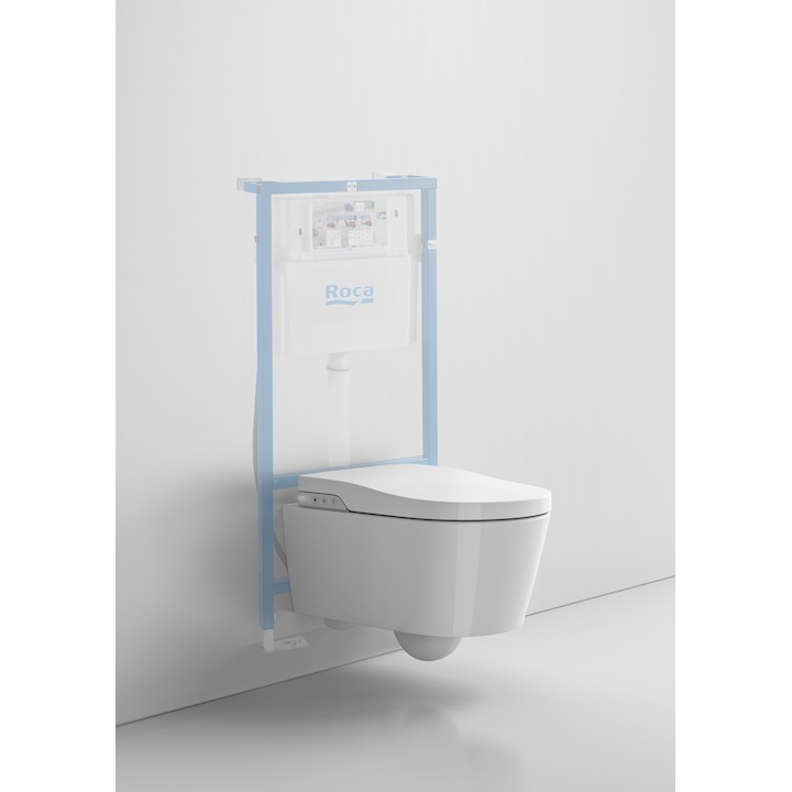 Унитаз подвесной Roca Inspira in-wash 803060001 белый глянец