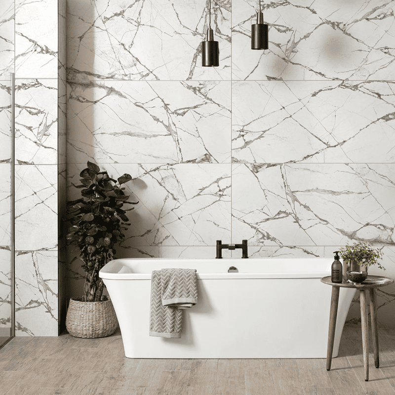 Керамогранит Global Tile Timeline 120x60 GT120604703MCR белый 